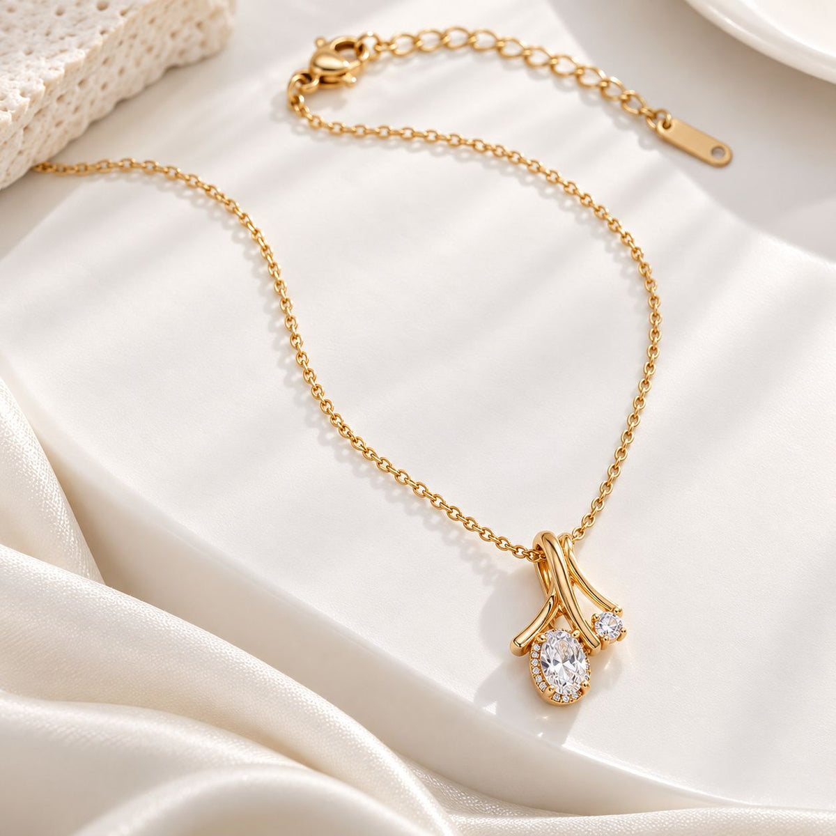Crystal Drop Necklace