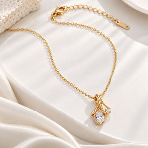 Crystal Drop Necklace