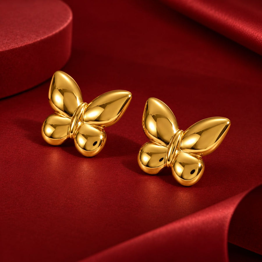 Butterfly Stud Earrings