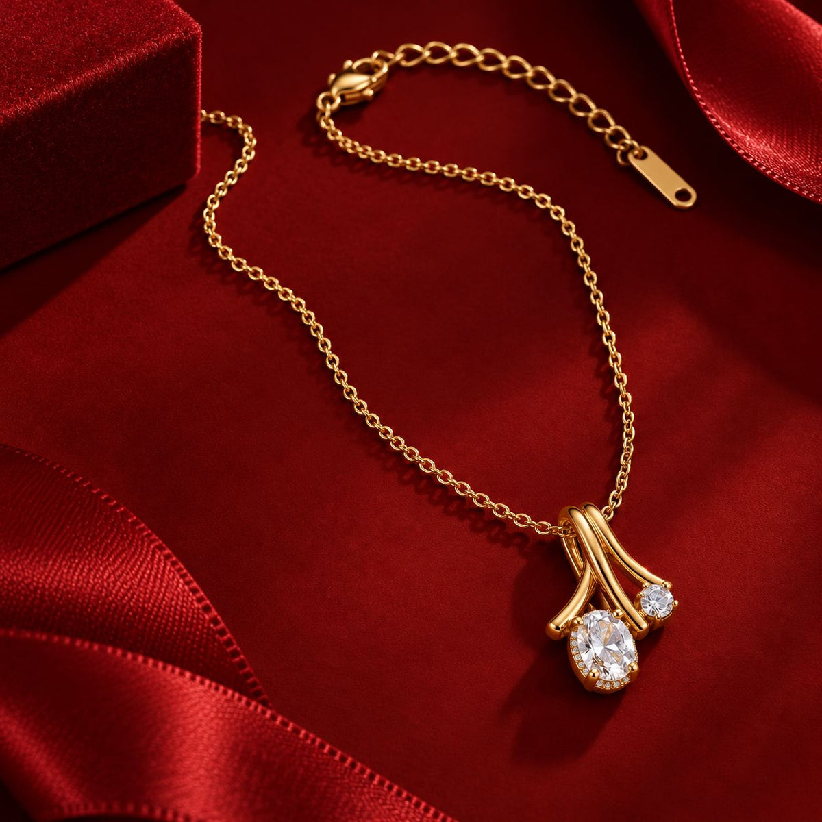 Crystal Drop Necklace