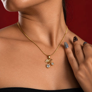 Cherry Drop Necklace
