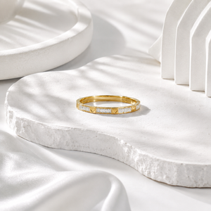 Crystal Line Bangle