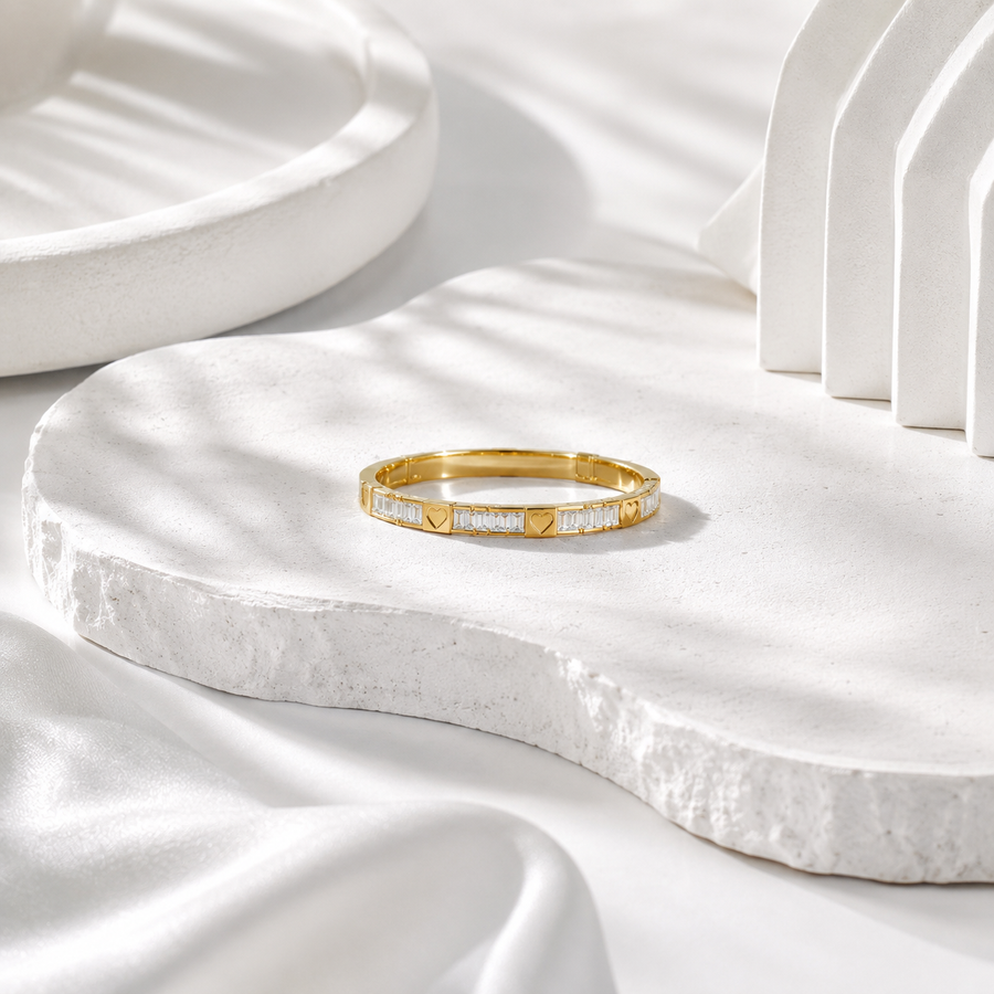 Crystal Line Bangle
