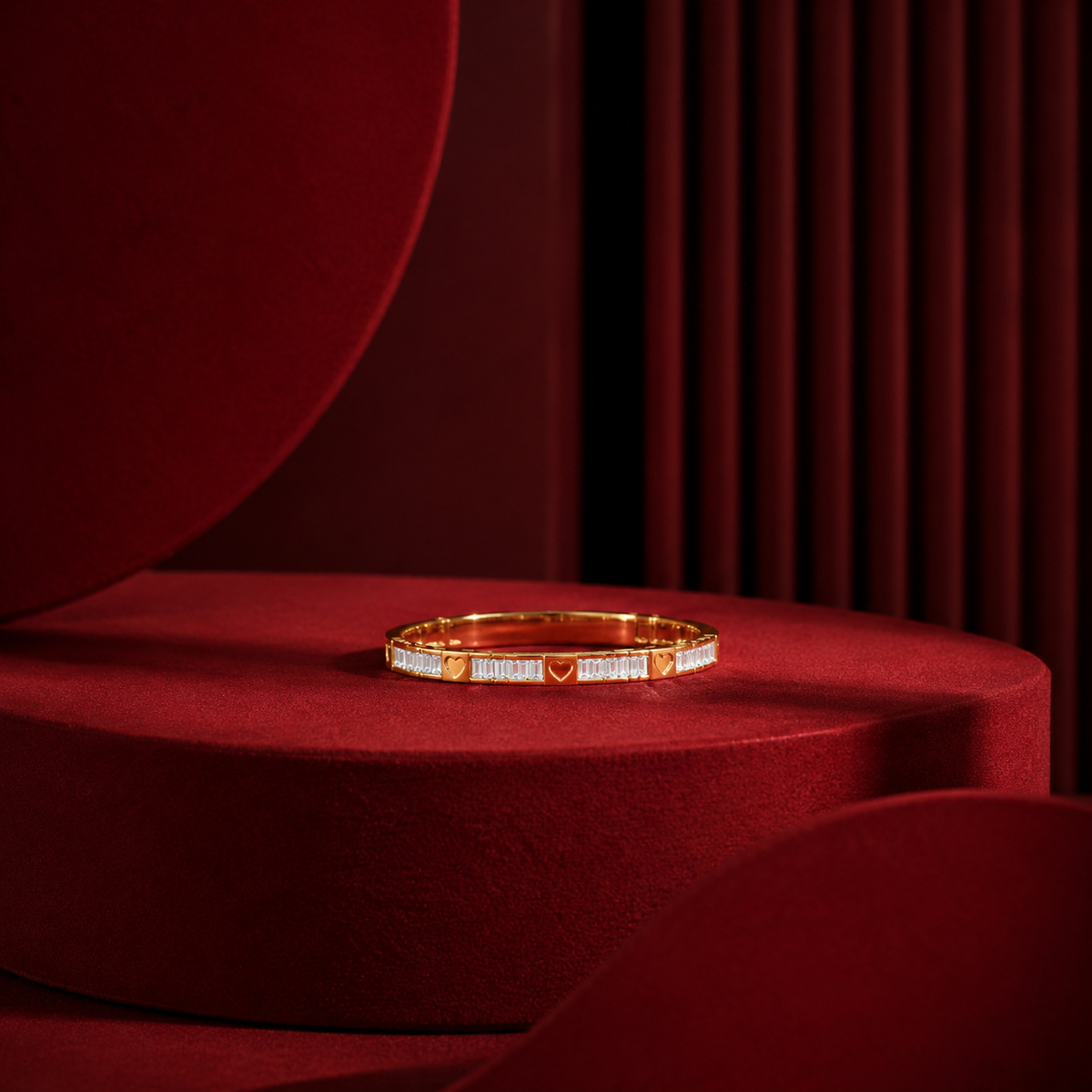 Crystal Line Bangle